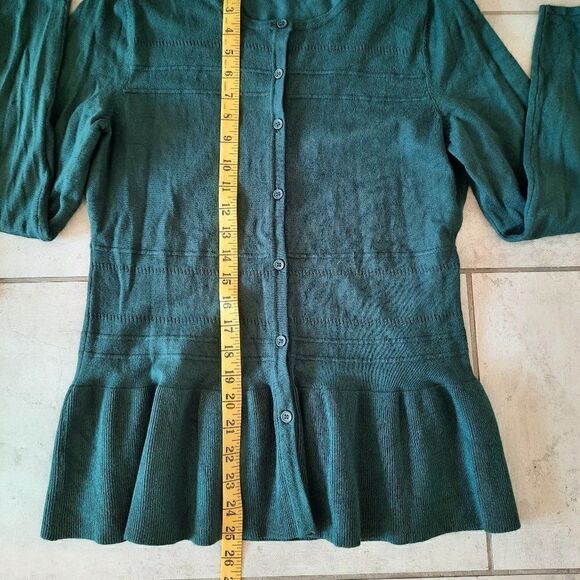 J by JasonWu Green  Long Sleeve  Blouse size S - Picture 5 of 6